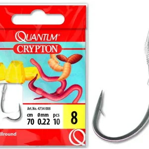 Quantum Crypton Allround Vorfachhaken black nickel 10Stück