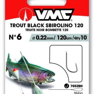 VMC Trout Black Sbirolino 120 Fertigvorfach