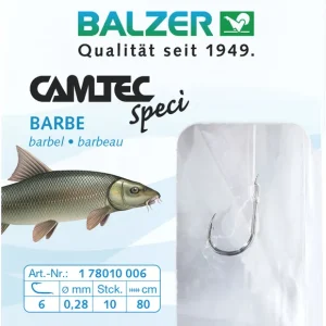 Balzer Camtec Speci Haken Barbe 80cm