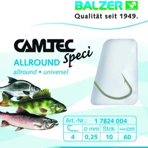 Balzer Camtec Speci Haken Allround Brüniert 60cm