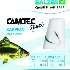 Balzer Camtec Speci Haken Karpfen Extra Stark 70cm