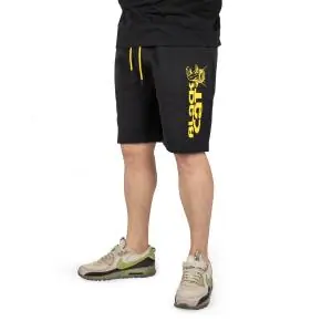 Black Cat Jogger Shorts Black