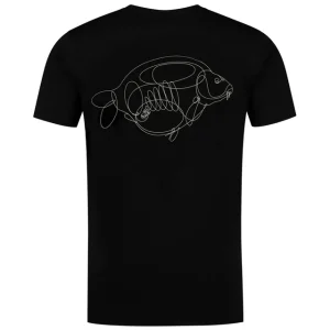 Korda One Liner Tee Black
