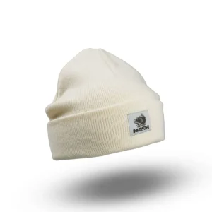 Nash Tackle Make It Happen Badge Beanie Hat Ecru
