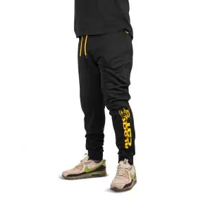 Black Cat Joggers Black