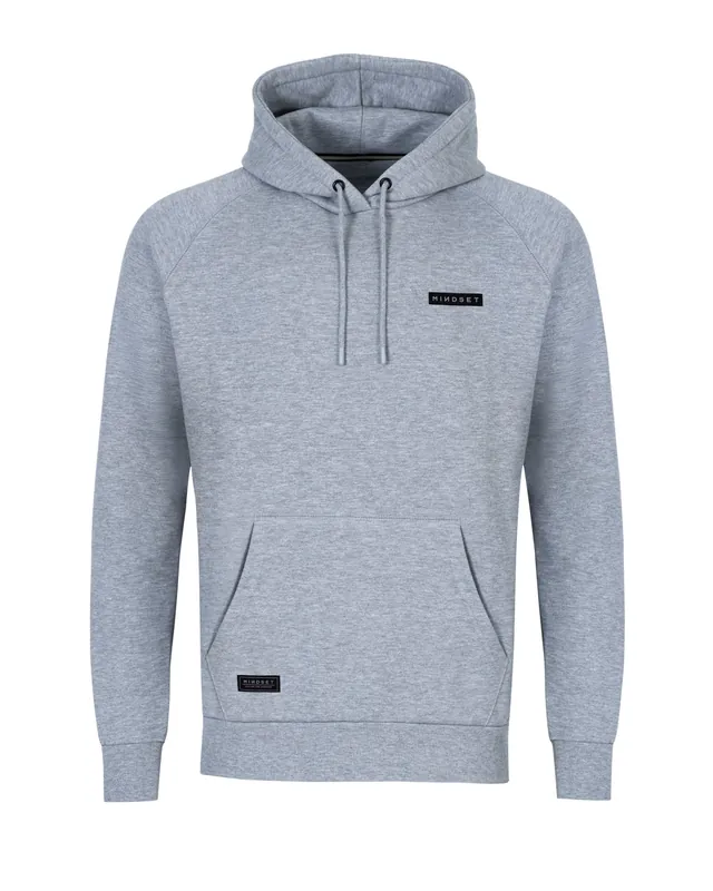 Korda Mindset Patch Hoodie Heather Grey
