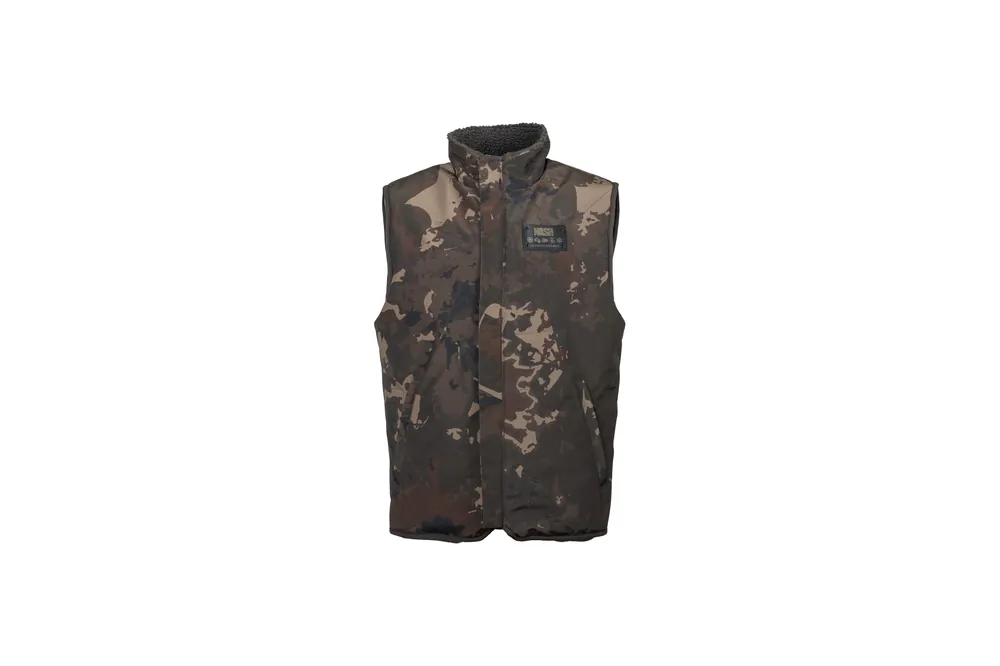 Nash Tackle Zero Tolerance Sherpa Fleece Reversible Body Warmer