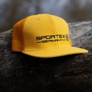 Sportex Snap Cap Mesh 6 Panel Yellow