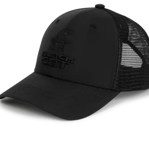 Black Cat Black Trucker Cap