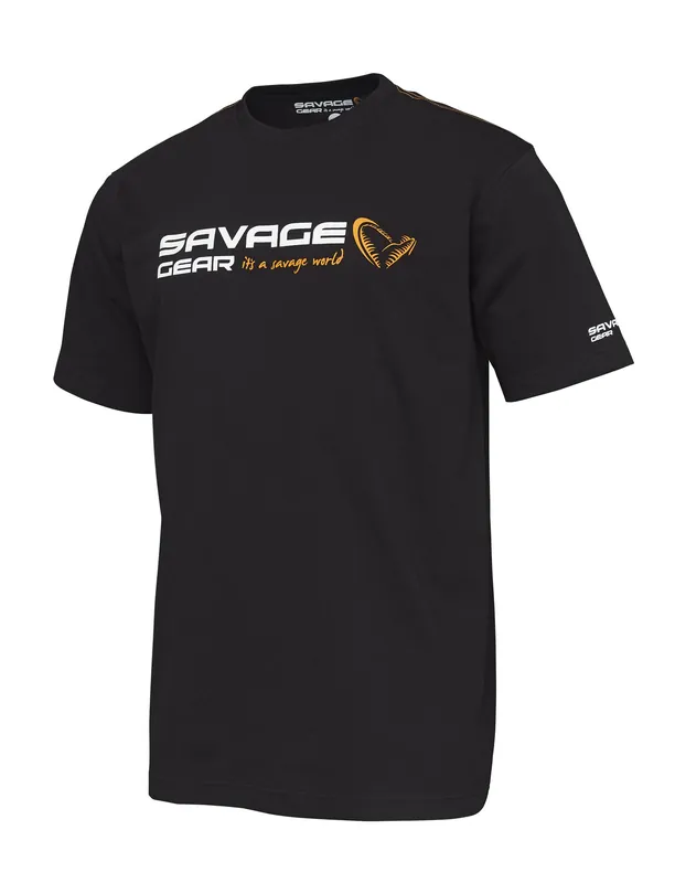 Savage Gear Signature Logo T-Shirt Black