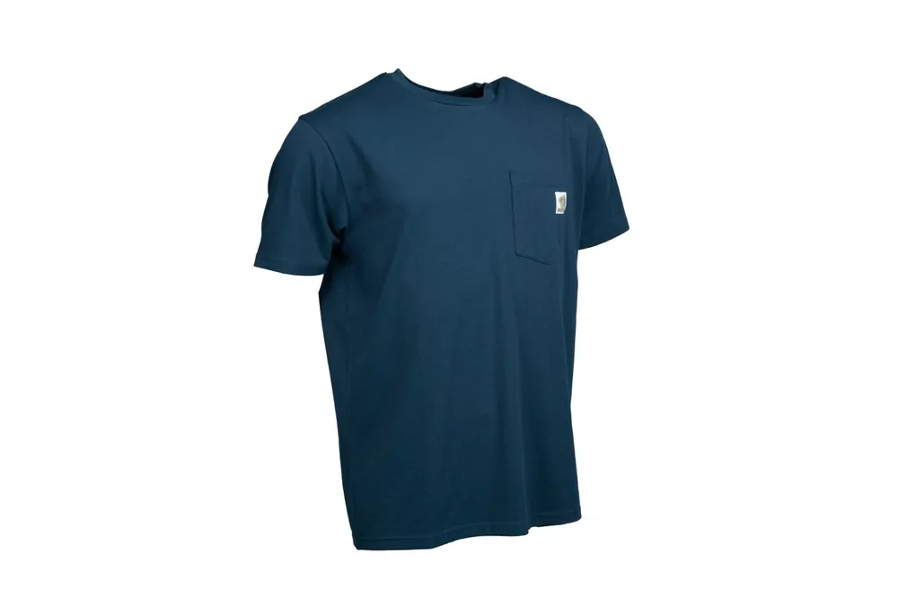 Nash Tackle Make It Happen Badge Pocket T Shirt Navy Blue