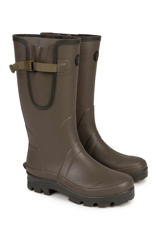 Fox Neoprene Lined Camo/Khaki Rubber Wellies