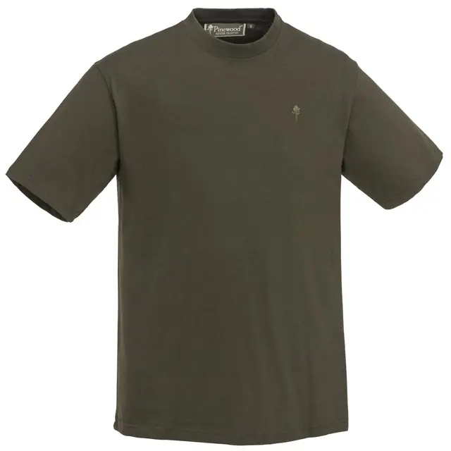 Pinewood 3-Pack T-Shirt Green/Brown/Khaki