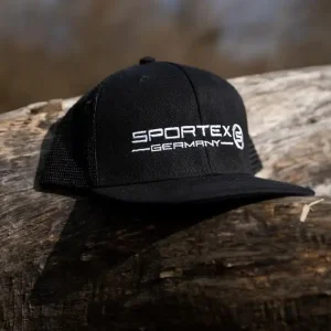 Sportex Snap Cap Mesh 6 Panel Black