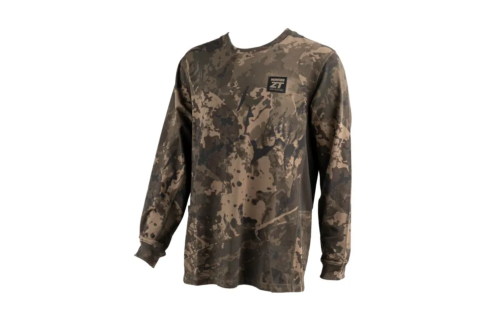 Nash Tackle ZT Lite Luxe Long Sleeve T Shirt Camo