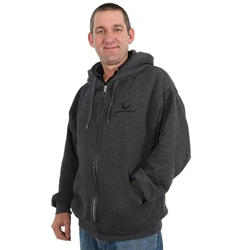 Gardner Zipped Hoody Grey
