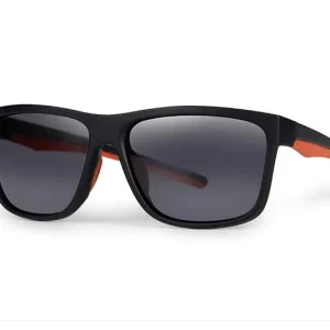 Fox Collection Black Orange Shades - Brown Lense