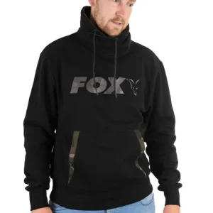 Fox Black/Camo Print High Neck