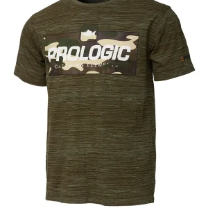 ProLogic Bark Print T-Shirt Burnt Olive Green L