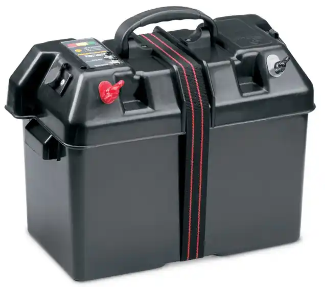 MINN KOTA Power Center Batteriebox m.Anzeige u.Anschlüssen