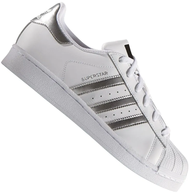 adidas Originals Superstar Turnschuhe White/Silver- 36 2/3