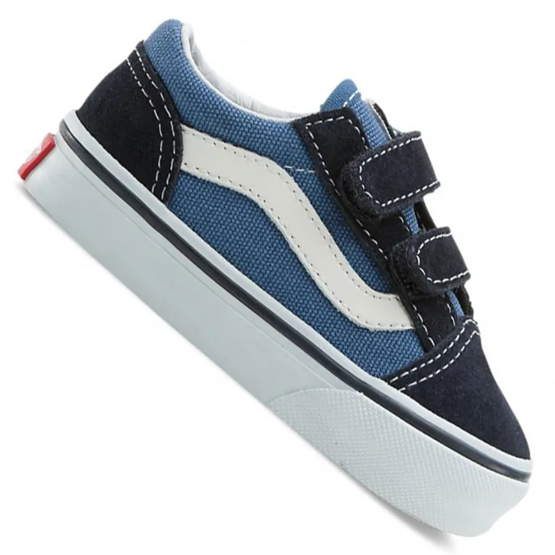 Vans Old Skool V T Strap Klettverschluss-Sneaker Navy- 19 - Nur noch 1 auf Lager