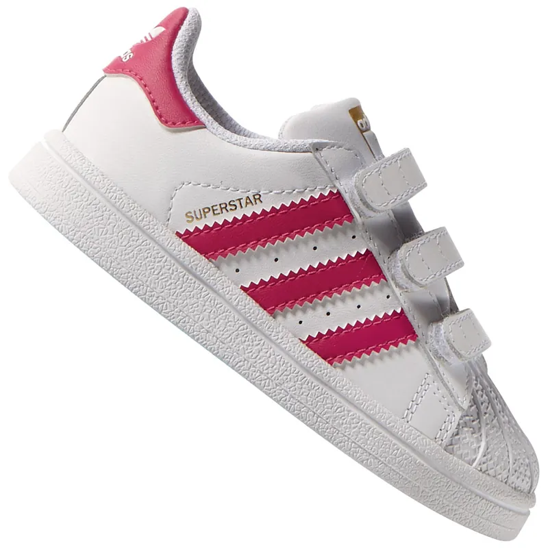 adidas Originals Superstar CF I Sneaker White/Bold Pink- 21