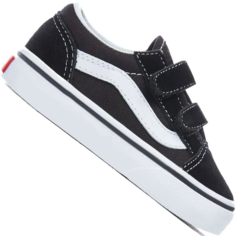 Vans Old Skool V T Strap Turnschuhe Black- 21