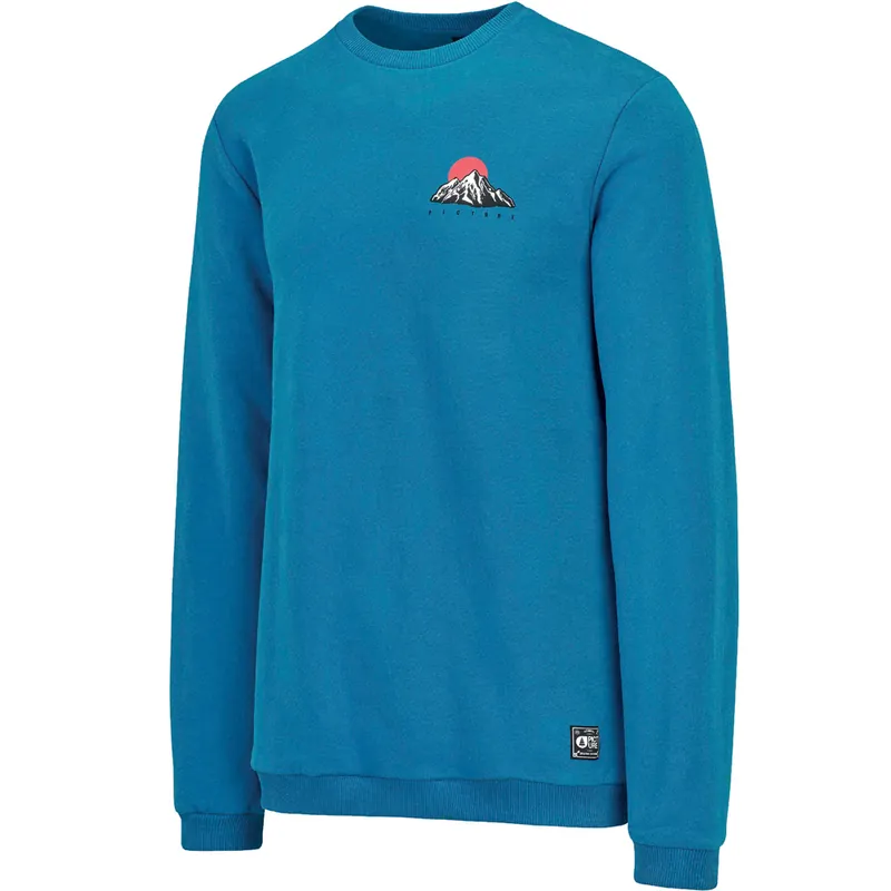 Picture Mountain Hood Sweater Ocean Blue- S