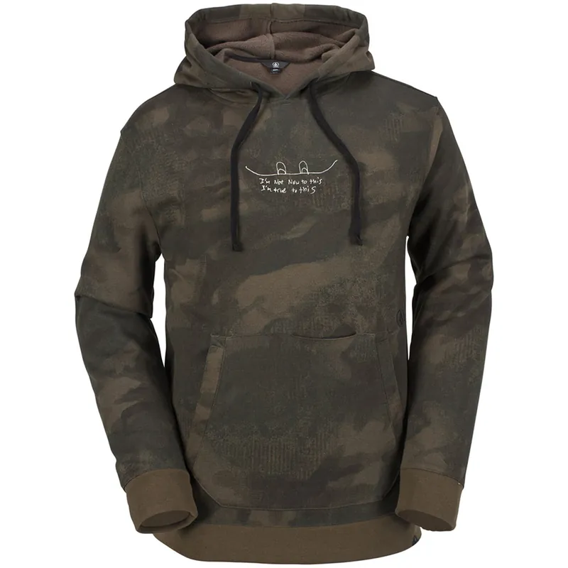 Volcom JLA Pullover Fleece Kapuzenpullover Camouflage-