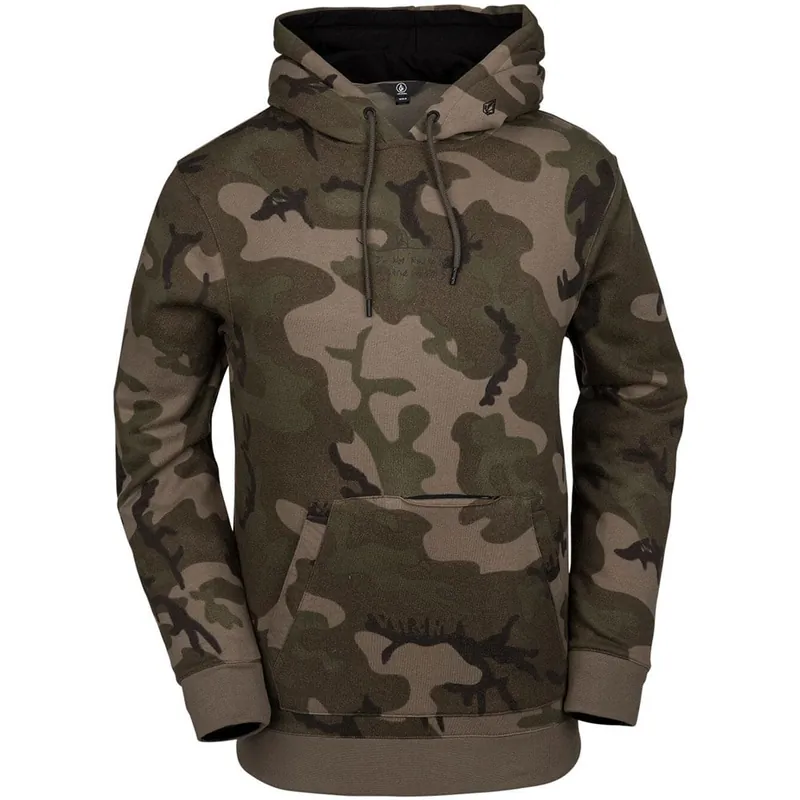 Volcom JLA Pullover Fleece Hoodie Gi Camo-