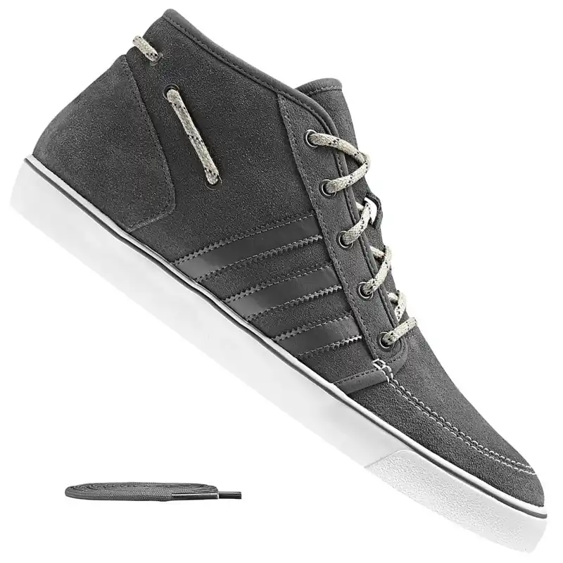 adidas Originals Court Deck Mid Sneaker Iron/White- 40 - Nur noch 1 auf Lager