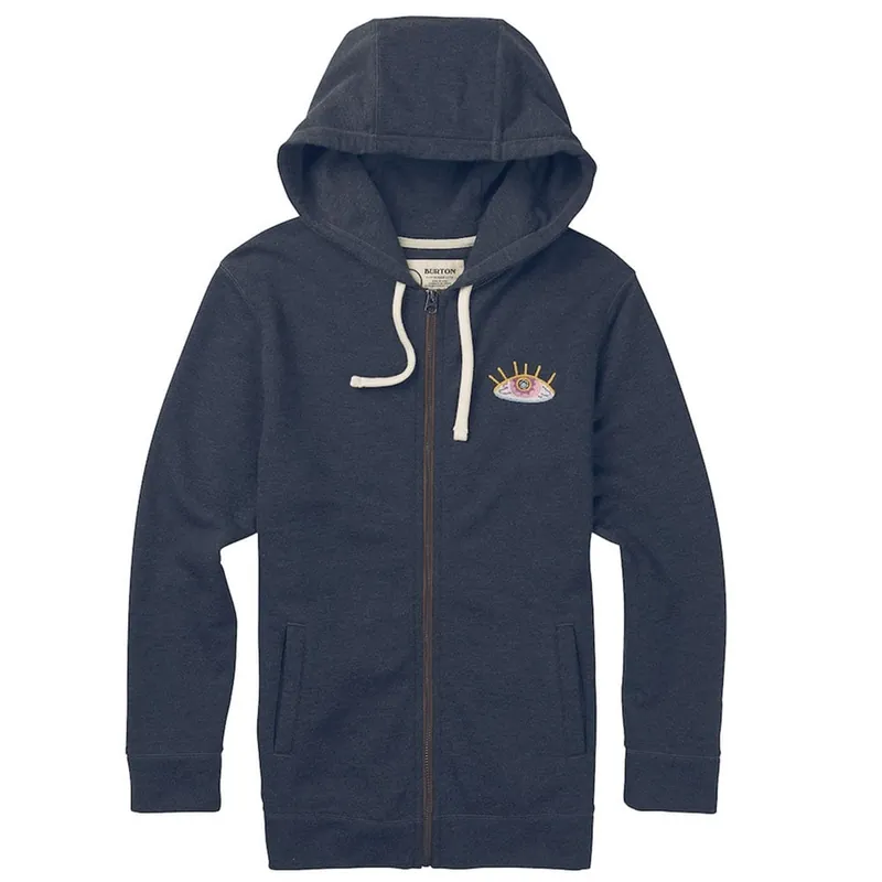 Burton Neverwhere Full-Zip Sweatjacke Mood Indigo- XS