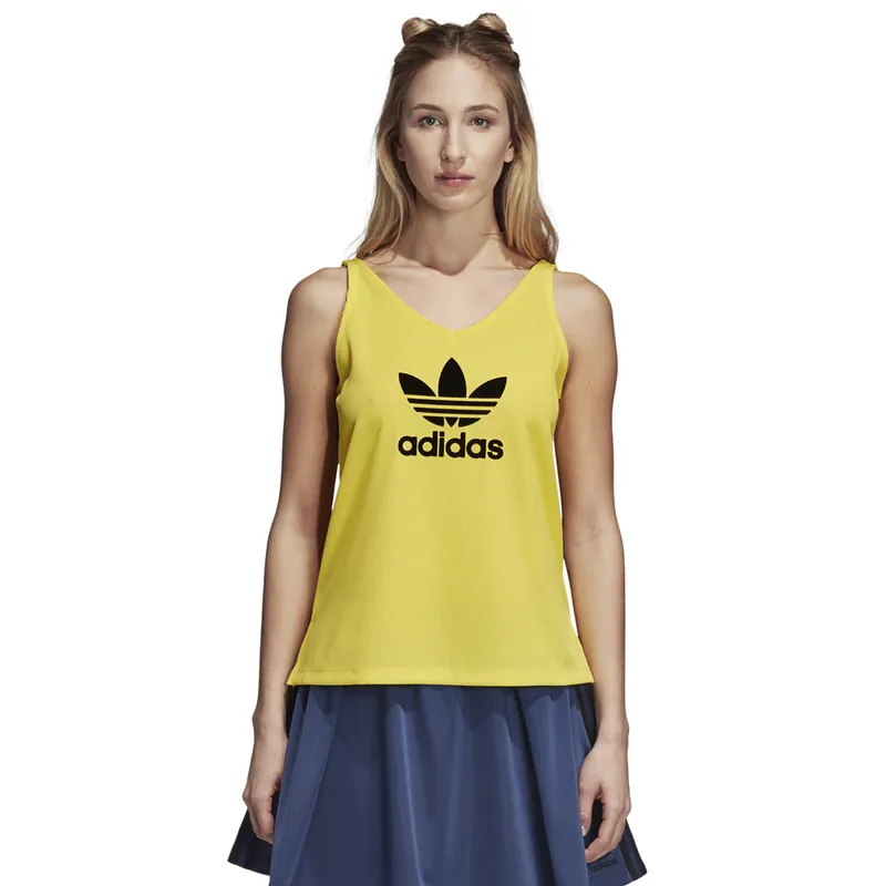 adidas Originals Fashion League Tank Top Prime Yellow- 36