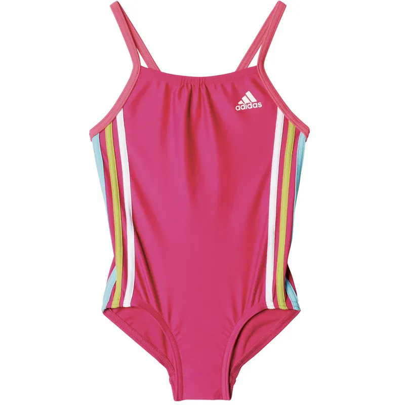 adidas Performance Infinitex 3-Stripes Badeanzug Bold Pink-9