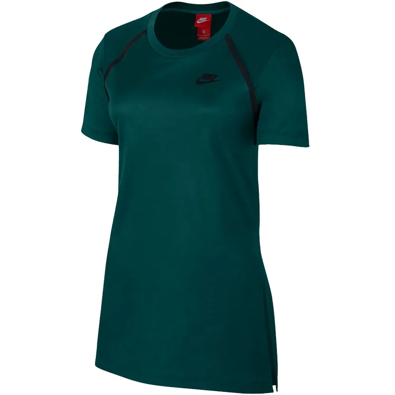 Nike Sportswear Bonded Tee Shirt Outdoor Green/Black- XS