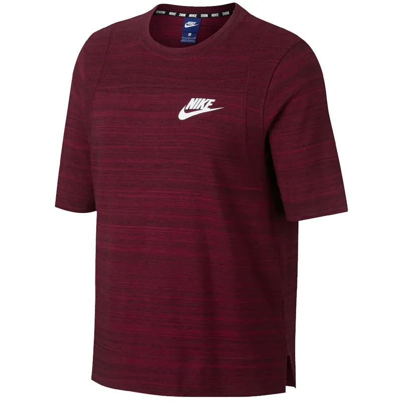 Nike Advance 15 Knitted Top Shirt Noble Red/White-