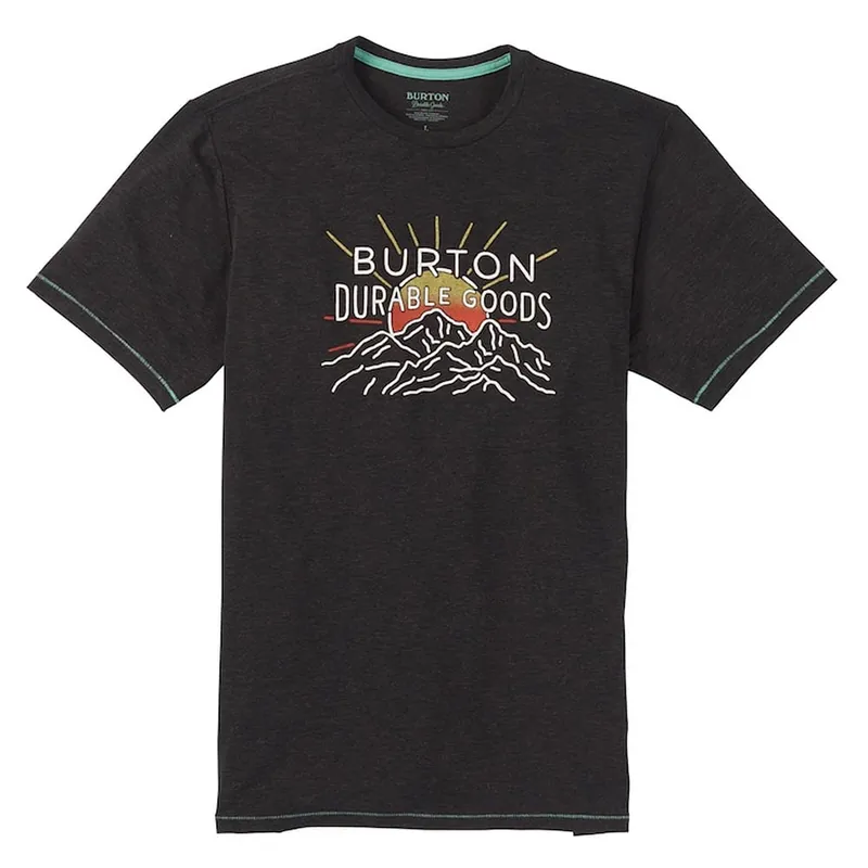 Burton Clark Herren-Shirt Black Heather- S