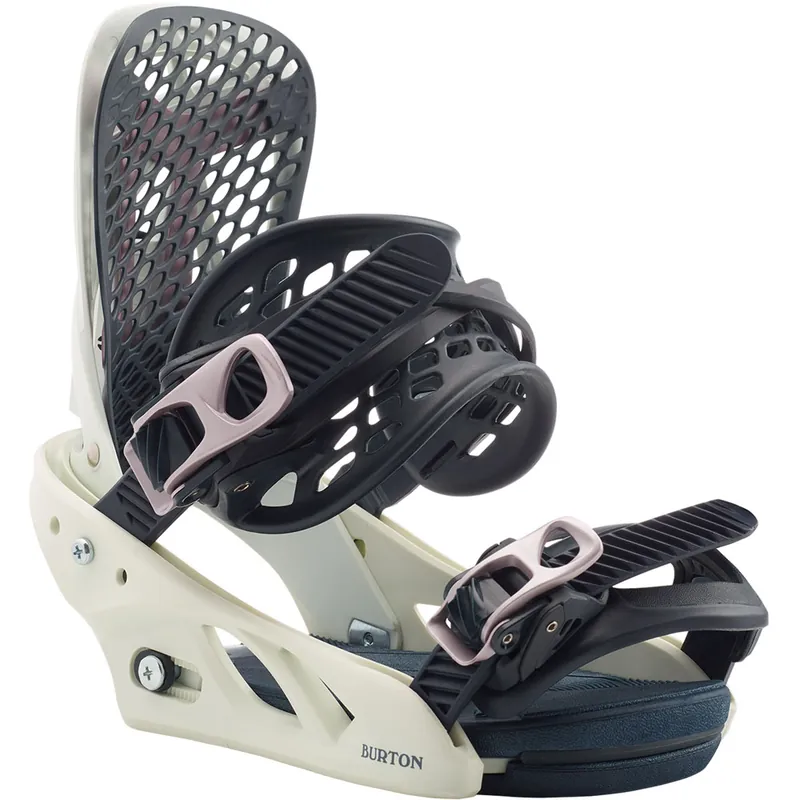 Burton Escapade Flex Snowboard-Bindung Vapor White-9