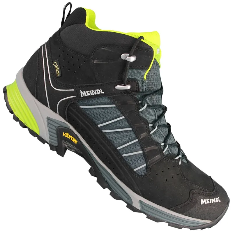 Meindl SX 1.1 Mid Wanderschuhe Schwarz/Lemon- 39.5