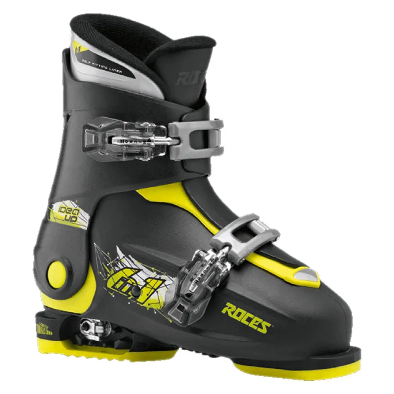 Roces Idea Up Junior Skistiefel Black/Lime- 19-22