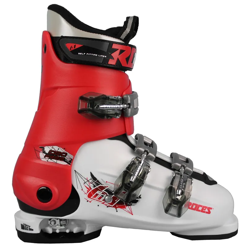 Roces Idea Free Skistiefel White/Red/Black- 22.5-25.5