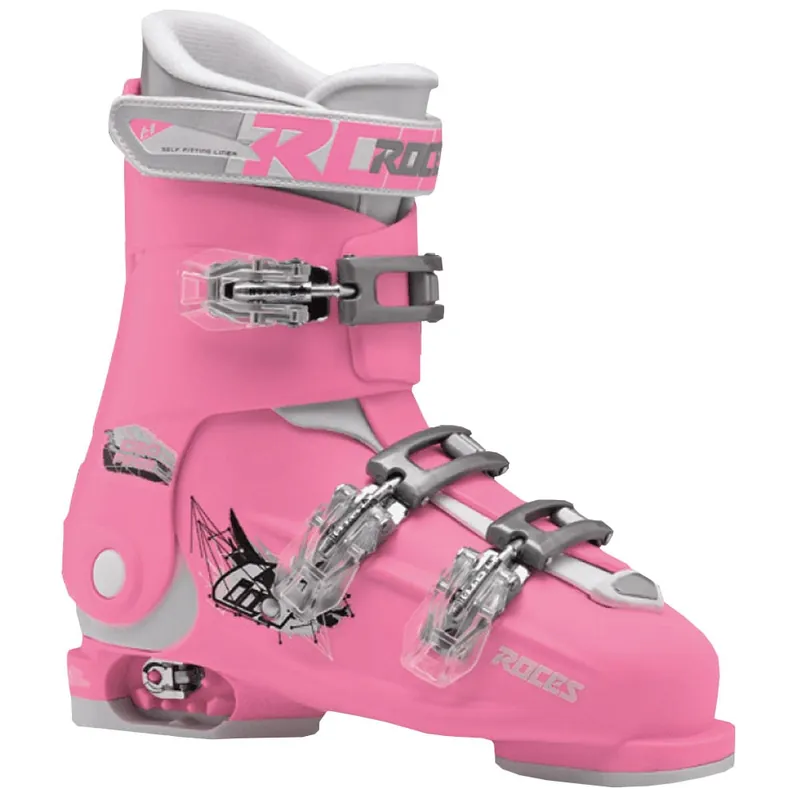 Roces Idea Free Skischuhe Deep Pink/White-