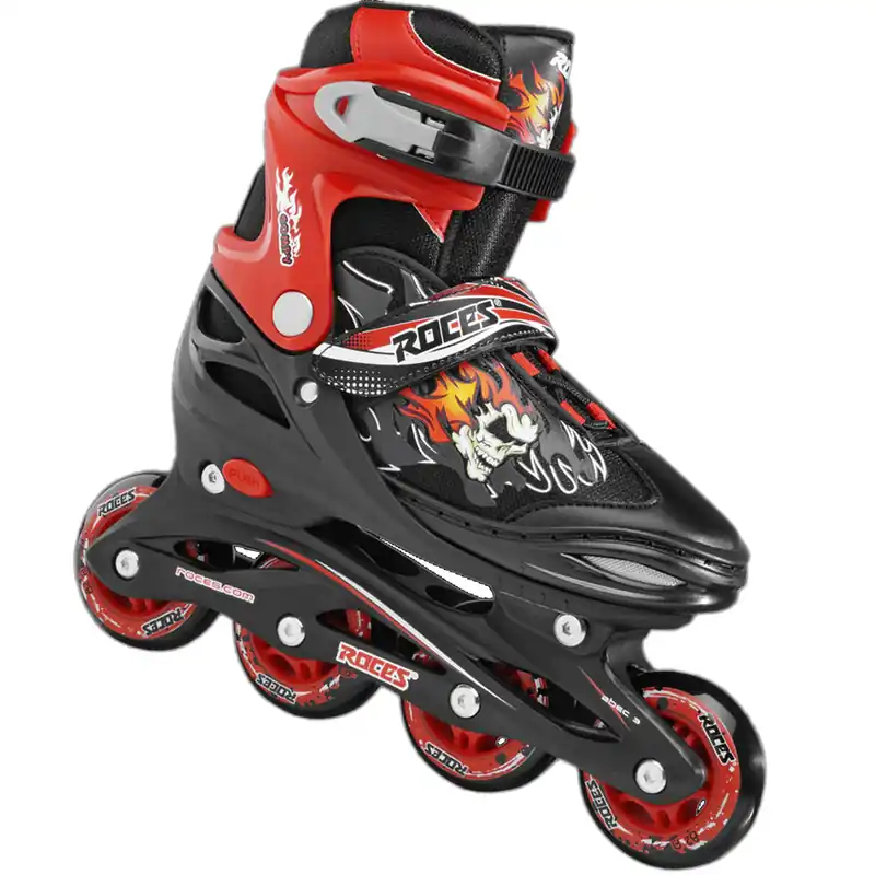 Roces Compy 6.0 Inline Skates Black/Red- 30-33