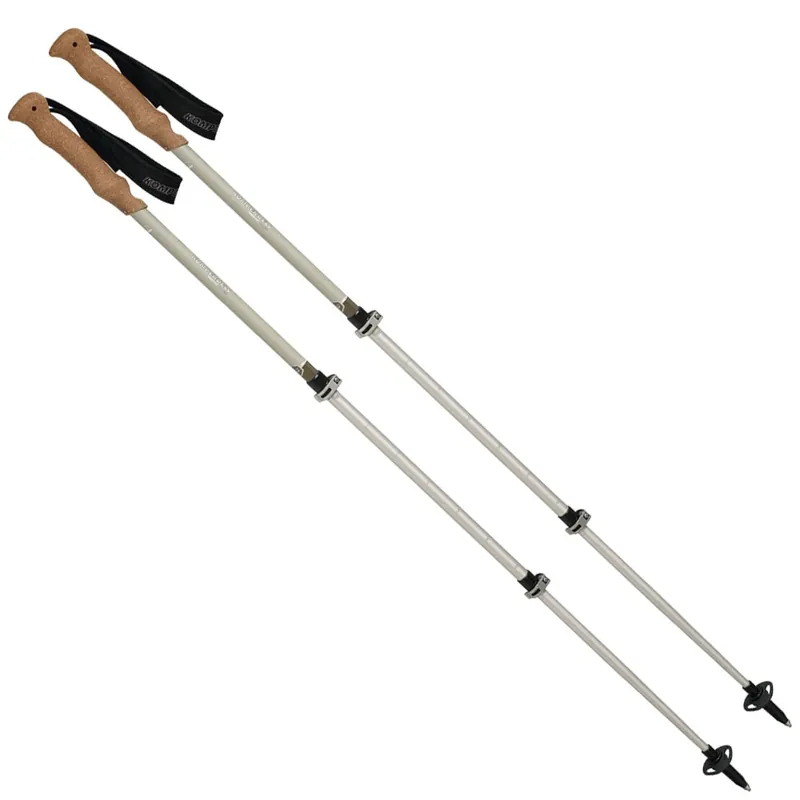 Komperdell Ridgehiker Cork Powerlock Compact Wanderstöcke Grey-