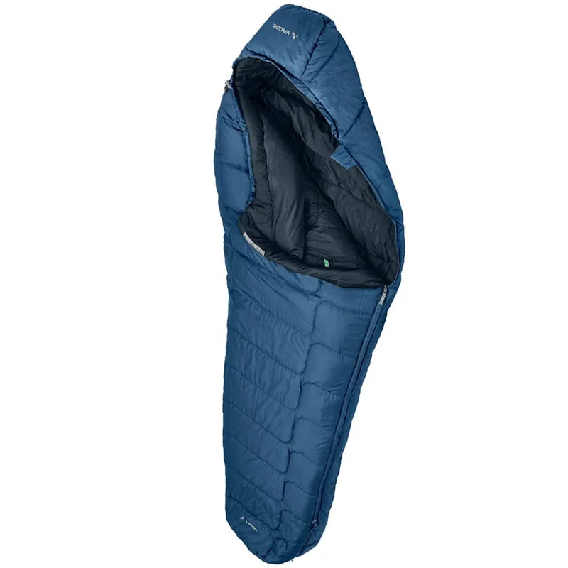 Vaude Sioux 800 SYN Zip Links Schlafsack-Mumienschnitt Baltic Sea-