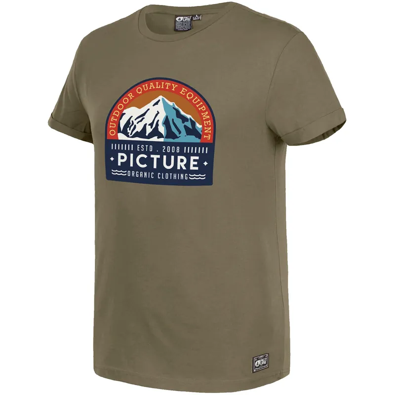 Picture Earth Baumwollshirt Dark Army Green-