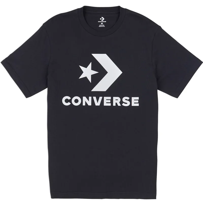 Converse Star Chevron Core Kurzarmshirt Black-