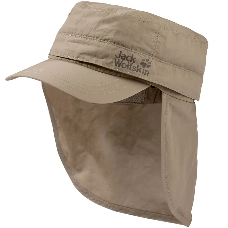 Jack Wolfskin Lakeside Mosquito Cap Wander-Mütze Sand Dune- S
