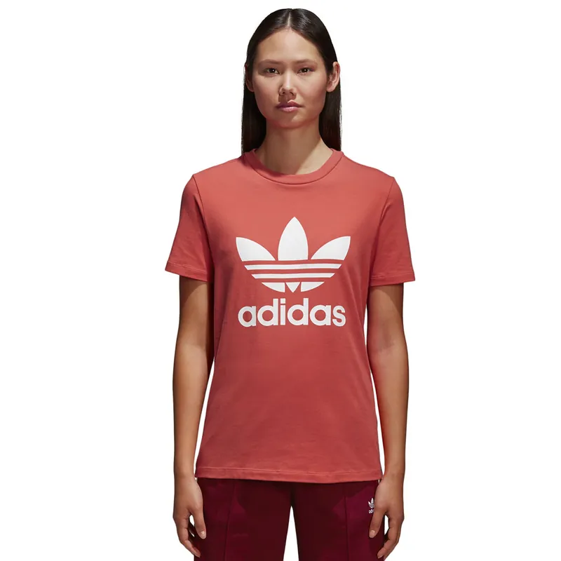 adidas Originals Trefoil Tee Shirt Trace Scarlet- 36